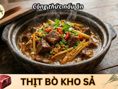 Thịt bò kho sả-Món ngon “đưa cơm” khó cưỡng!